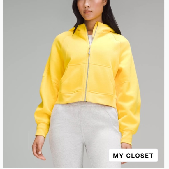 Lululemon Scuba hoodie - Utility Yellow - Picture 1 of 4